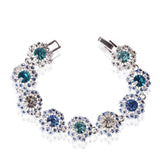 Crystal Bracelet for Brides, Bohemian Jewelry