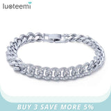 Kpop Tennis Bracelet Zircon Bangles Wedding Jewelry