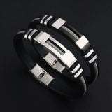 Popcorn Chain Bracelet Stainless Steel Silicone Charm Bracelets