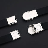 Popcorn Chain Bracelet Stainless Steel Silicone Charm Bracelets