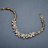 Bride's crystal bracelet - Bohemian jewelry - Ladies' accessories