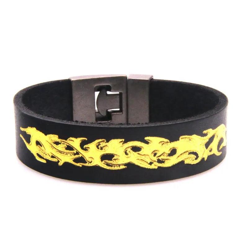 Men's Braided Leather Bracelet & Bangle - Boyfriend Girlfriend Bracelets