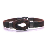 Men's Braided Leather Bracelet & Bangle - Boyfriend Girlfriend Bracelets