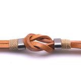 Men's Braided Leather Bracelet & Bangle - Boyfriend Girlfriend Bracelets