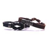 Men's Braided Leather Bracelet & Bangle - Boyfriend Girlfriend Bracelets