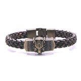 Men's Braided Leather Bracelet & Bangle - Boyfriend Girlfriend Bracelets