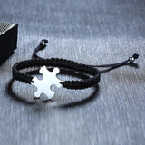 Personalized Stainless Steel ID Bracelet Rope Design