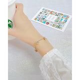 Hammered Double Ring Stainless Steel Bracelets for Sisters