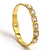 Waterproof CZ Charm Bracelet for Women Girl