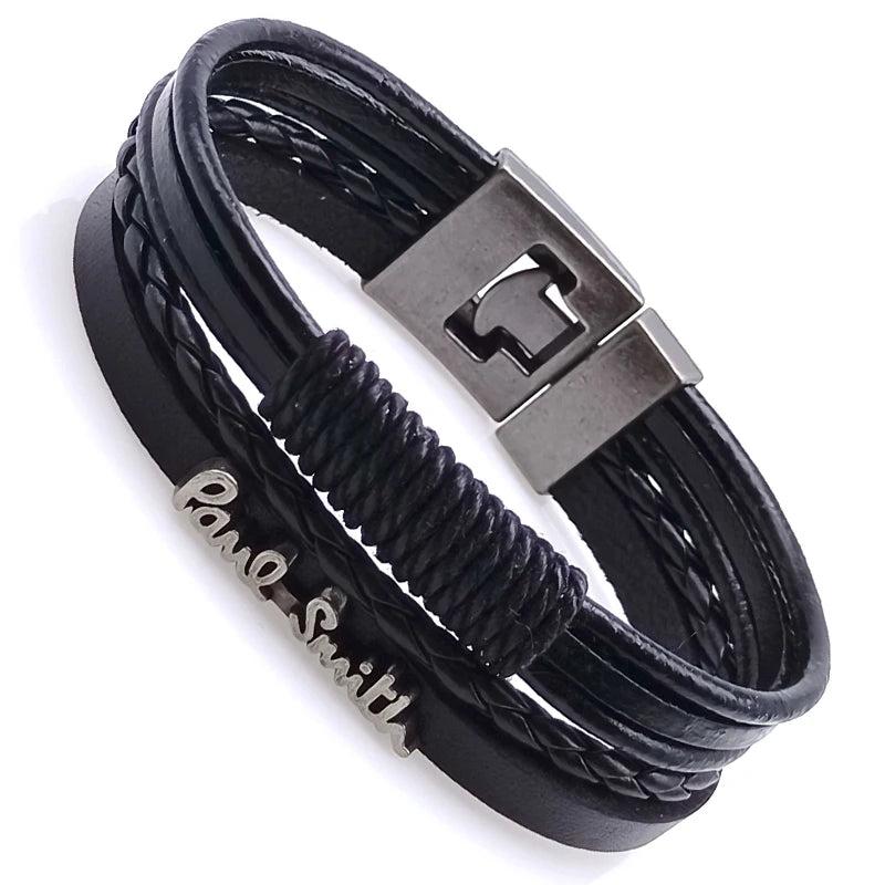 Braided Rope Bracelets for Men Stainless Steel