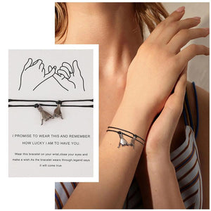 Distance Matching Bracelets For Couples Friendship Bracelet Mother Daughter Girl