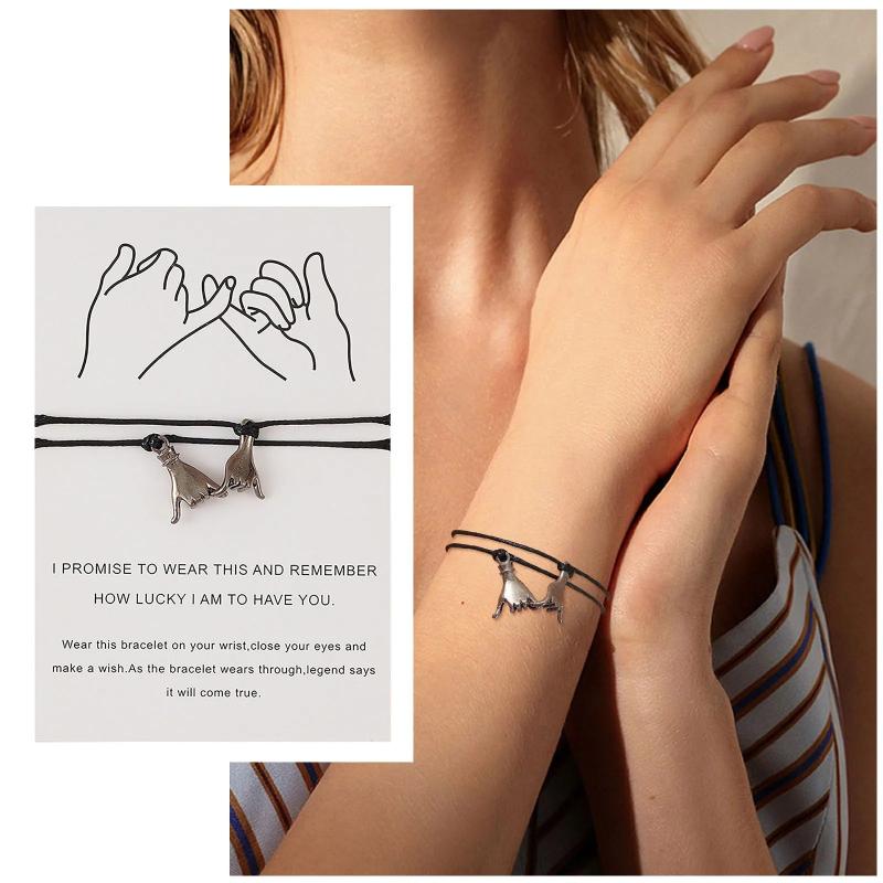 Distance Matching Bracelets For Couples Friendship Bracelet Mother Daughter Girl