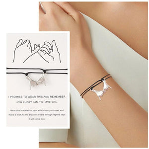 Distance Matching Bracelets For Couples Friendship Bracelet Mother Daughter Girl