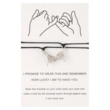 Distance Matching Bracelets For Couples Friendship Bracelet Mother Daughter Girl