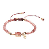 Crystal Beads Bracelet Set with Watch & Necklaces