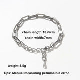 Stainless Steel Women Bracelet Charms Anchor Jewelry