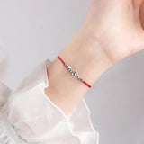 Vintage Alloy Blessing Card Bracelet for Women