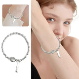 Wedding Earrings & Bracelet Set for Men's Watch