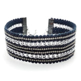 Multilayer Charm Bracelets for Women Metal ID Bracelet Bohemian Wrap Bracelet