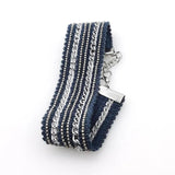 Multilayer Charm Bracelets for Women Metal ID Bracelet Bohemian Wrap Bracelet