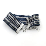 Multilayer Charm Bracelets for Women Metal ID Bracelet Bohemian Wrap Bracelet