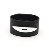 Women's Multicolor Leather Cuff Bracelet