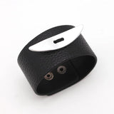 Women's Multicolor Leather Cuff Bracelet