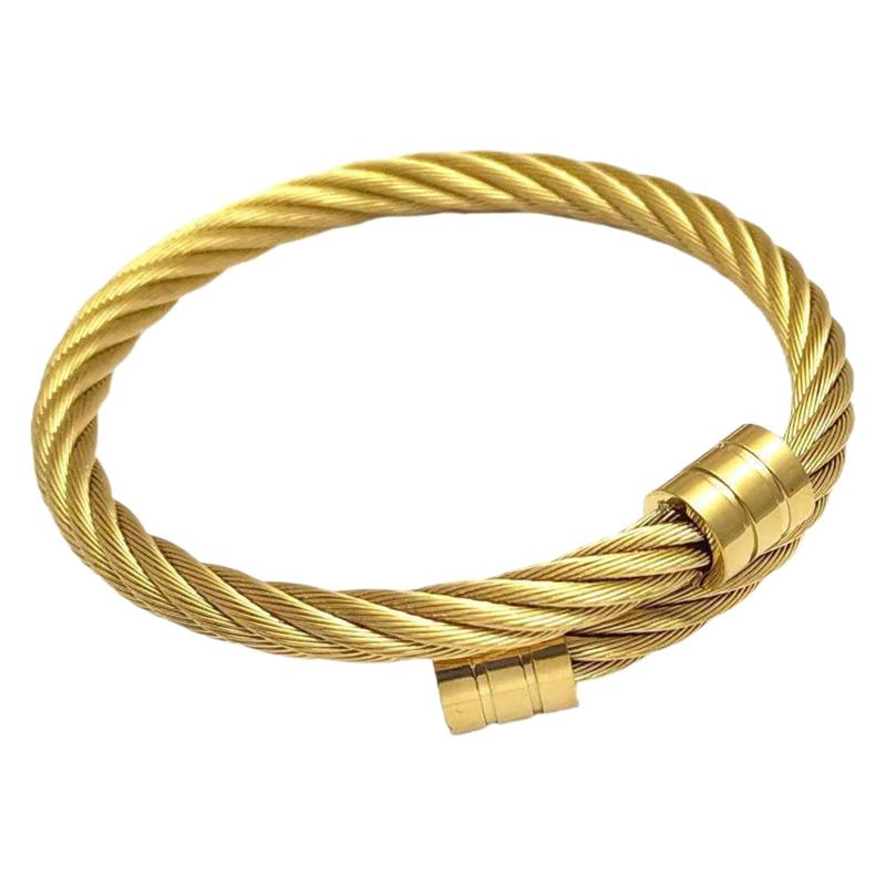 Unisex Cable Bangles Stylish Jewelry Accessories Gift