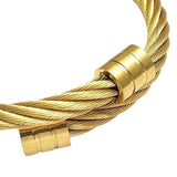 Unisex Cable Bangles Stylish Jewelry Accessories Gift