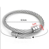 Unisex Cable Bangles Stylish Jewelry Accessories Gift