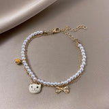 Butterfly Acrylic Charm Bracelet for Women