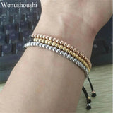 Minimalist Stainless Steel Beads Bracelet for Men Women