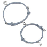 Magnetic Heart Bracelet Couple Bracelets Rope Magnet Jewelry