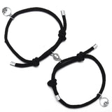 Magnetic Heart Bracelet Couple Bracelets Rope Magnet Jewelry