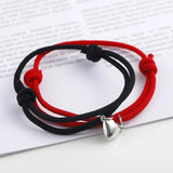 Magnetic Heart Bracelet Couple Bracelets Rope Magnet Jewelry