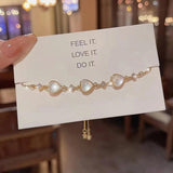 Mother's Push Pull Heart Bracelet Set for Girls