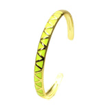 Women's Wave Cuff Bracelet Oil Drop Geometry Design
