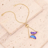 Butterfly Bracelet CZ Party Jewelry Gift Women Men Animal Chain Bracelet