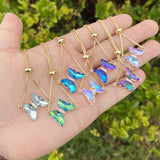 Butterfly Bracelet CZ Party Jewelry Gift Women Men Animal Chain Bracelet