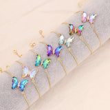 Butterfly Bracelet CZ Party Jewelry Gift Women Men Animal Chain Bracelet