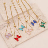 Butterfly Bracelet CZ Party Jewelry Gift Women Men Animal Chain Bracelet