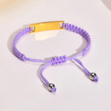 Stainless Steel Rope Chain Bracelet for Nylon Braided ID Bracelets