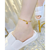 Classic Heart ForeverLove Titanium Steel Anklet