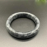 Natural Grey Jade Bangle Men Women Stone Jewelry Bracelets Accessories
