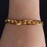 Men's Plated Hand Ornaments 10mm Full Bracelet Border