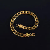 Men's Plated Hand Ornaments 10mm Full Bracelet Border