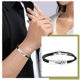 Couple Red Rope Bracelets Heartbeat Strings Tough Watches Necklace Earrings