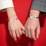 Couple Red Rope Bracelets Heartbeat Strings Tough Watches Necklace Earrings