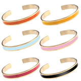 Colorful Stainless Steel Personalized Bangle