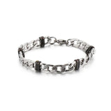 Japanese Steel Men's Bracelet Titanium Flat Chain NK Chain Men's Bracelet